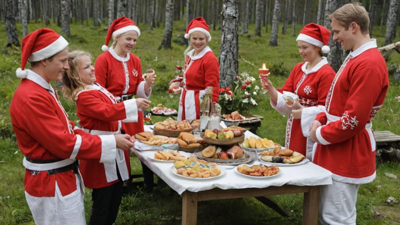 norske tradisjoner, 17. mai, julefeiring, kultur, sammenligning