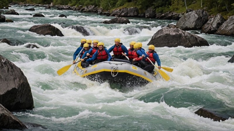 rafting, Norge, eventyr, utendørsaktiviteter, spenning