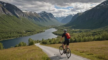 sykling, Romsdalen, natur, eventyr, landskap