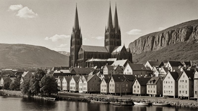 historiske steder, Trondheim, Nidarosdomen, Stiftsgården, Kristiansten Festning, Rockheim