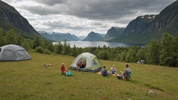 familie camping, Norge, utendørs aktiviteter, familievennlige campingplasser, naturopplevelser