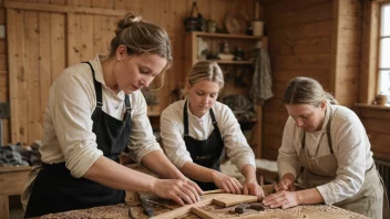 Norge, tradisjonelle håndverk, workshops, kulturelle opplevelser, kunstneriske markeder, håndlagde varer