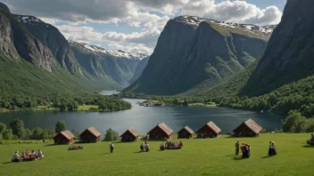 Norge, lokal folklore, kulturelle opplevelser, reiseguide, tradisjonell musikk, festivaler
