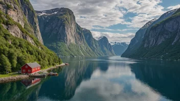 bærekraftig reise, fjorder, Norge, miljøvennlig, lokale opplevelser, fornybar energi, lokal mat