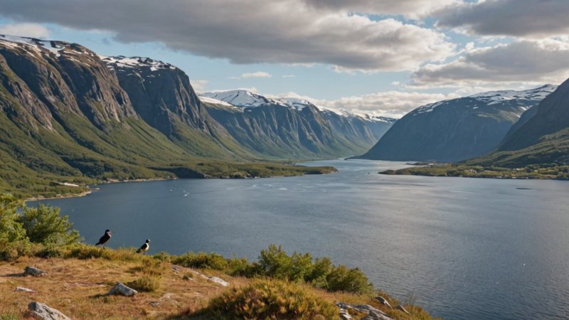 fugletitting i Norge, beste steder for fugletitting, Varangerhalvøya, Runde, Oslomarka, Jæren, Røros, fuglearter i Norge, naturopplevelser