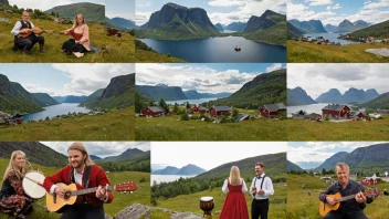 norsk musikktradisjon, folkemusikk, popmusikk, Edvard Grieg, kulturelle opplevelser, musikkfestivaler, Norge
