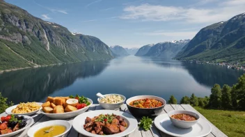 Sognefjorden mat, norsk mat, lokale ingredienser, bærekraftig mat, tradisjonelle oppskrifter