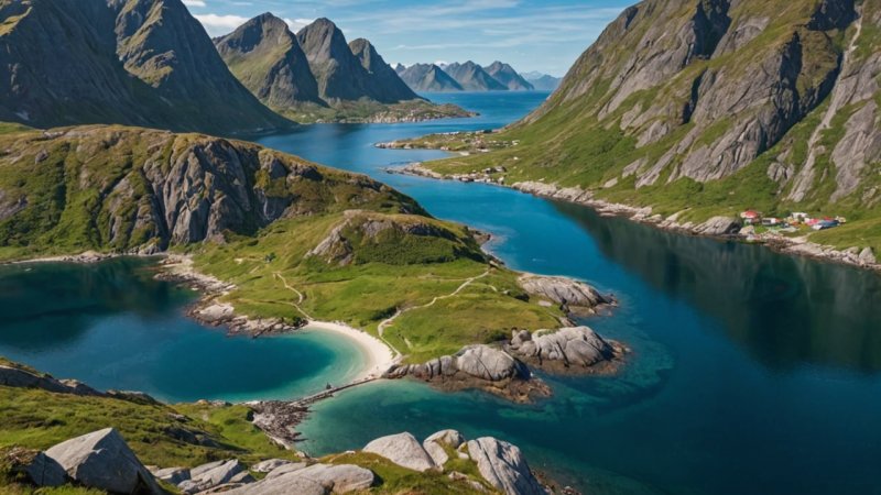 Lofoten fotturer, Reinebringen, Hauklandstranda, utendørs aktiviteter, Norge reise