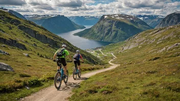 stisykling, Norge, sykkelstier, utendørs eventyr, naturopplevelser