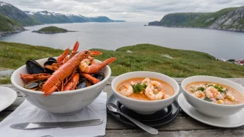 Vestlandet sjømat, norsk mat, lutefisk, reker, klippfisk, sjøkreps, fiskesuppe