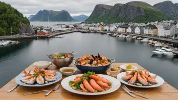 Ålesund, lokal mat, sjømat, kulturelle opplevelser, matfestivaler, norsk mat