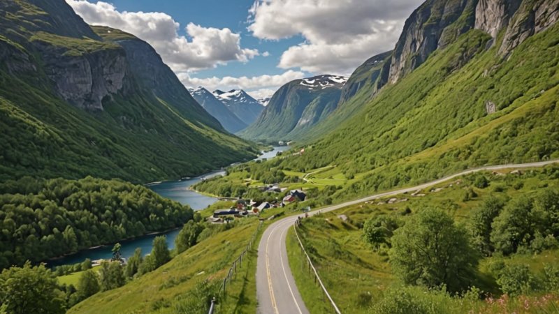 historiske ruter, Norge, kulturelle opplevelser, naturutforskning, turstier, bærekraftig reise