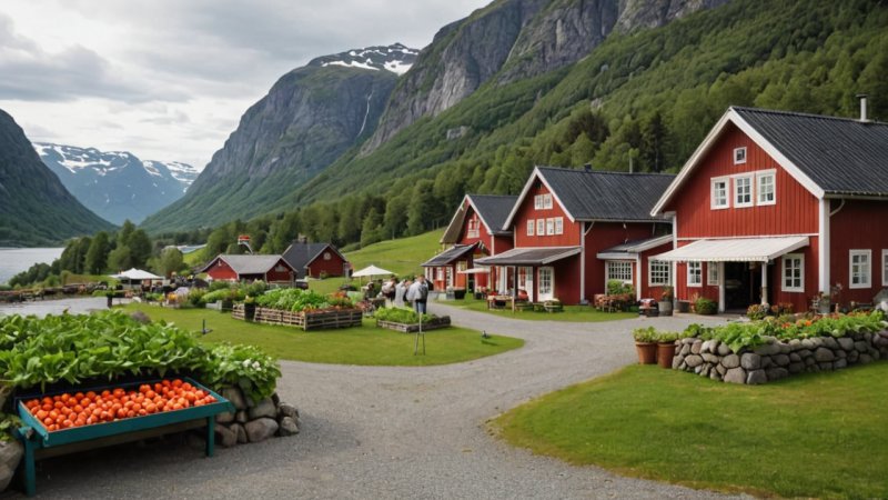 norsk matkultur, gårdsbesøk, restaurantopplevelser, lokal mat, autentisk middag, kulinarisk turisme