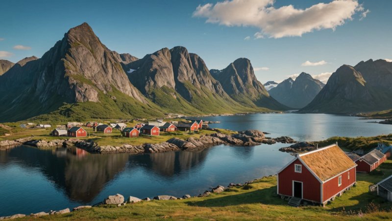 Lofoten, kulturarv, Norge, historie, tradisjoner, arkitektur, bevaring, turisme