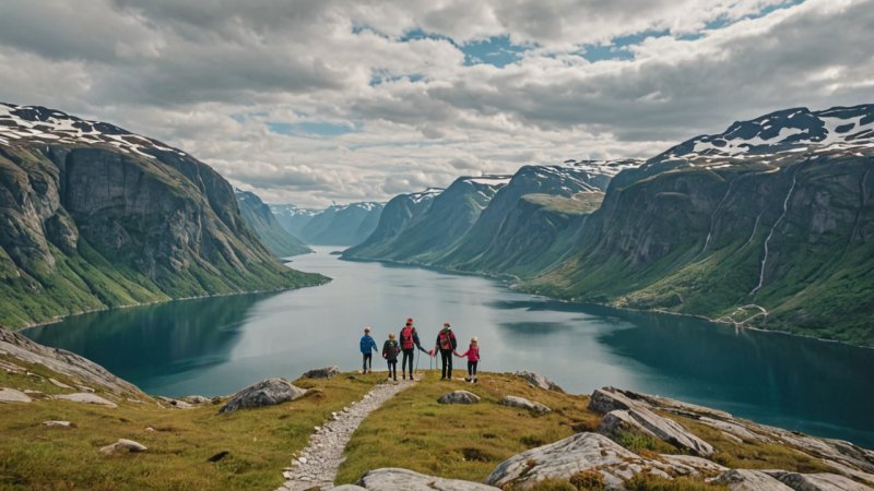 familieturer, naturopplevelser, fotturer, kajakkpadling, dyreliv, camping, Norge, utendørsaktiviteter