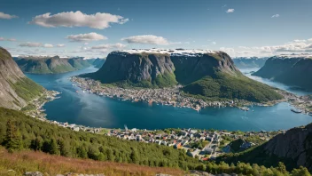 norsk kultur, natur, byliv, kulturelle tradisjoner, livsstil sammenligning, Norge