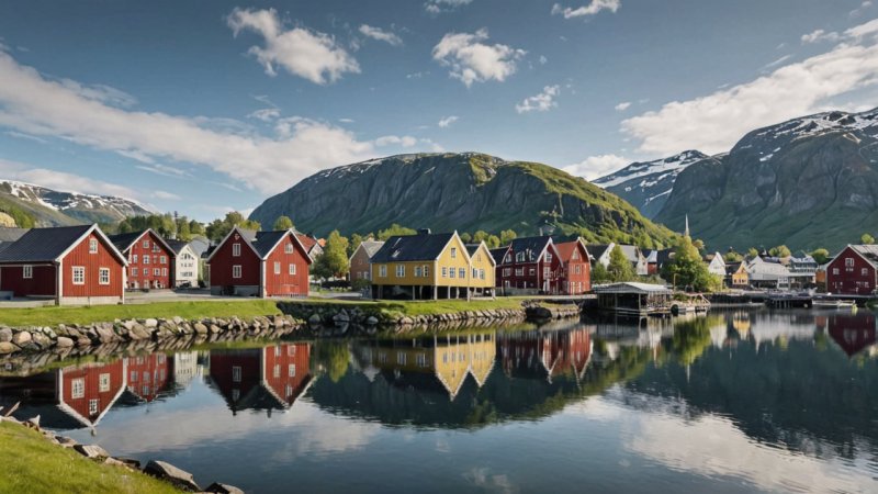 historiske byer i Norge, norsk kulturarv, reise til Norge, Bergen, Oslo, Trondheim, Stavanger, Ålesund, Røros