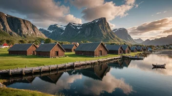 Nordland kultur, norsk kulturarv, vikinghistorie, samisk kultur, historiske steder i Norge