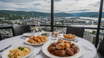 Drammen, norsk mat, lokal mat, kulturelle opplevelser, matfestivaler, restauranter i Drammen, tradisjonelle retter