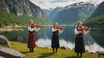 norske folkesanger, kulturarv, tradisjonell musikk, Norge, kulturelle opplevelser